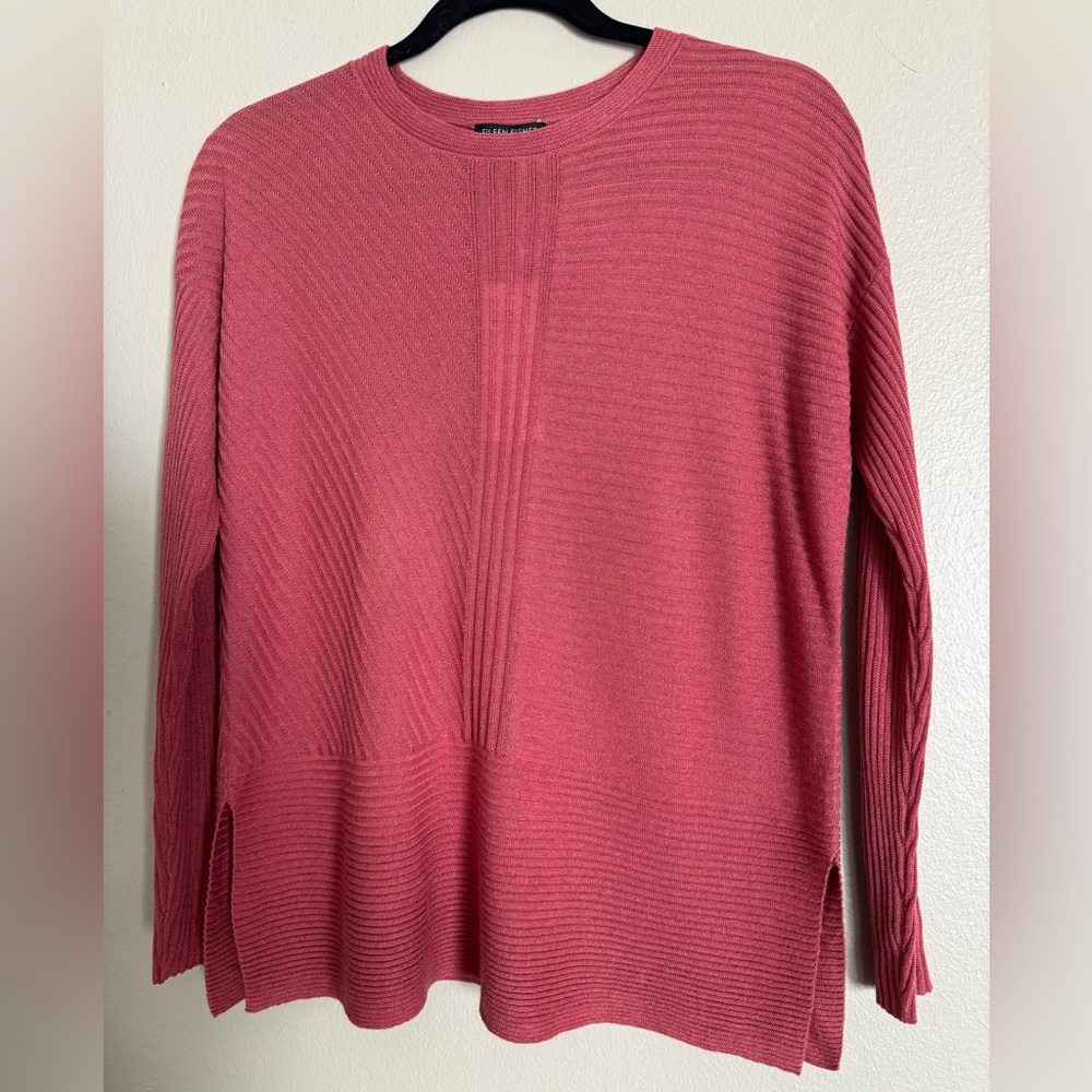 NWT Eileen Fisher - Silk and cashmere top. Size XS.